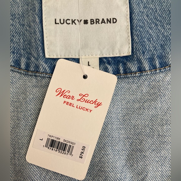 LUCKY BRAND | NWT Women’s Denim Vest - Picture 7 of 11